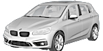 BMW F45 P08A6 Fault Code